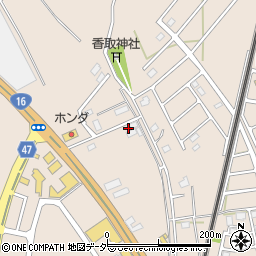 千葉県柏市正連寺412周辺の地図