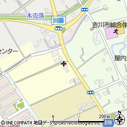 埼玉県吉川市川野178-1周辺の地図