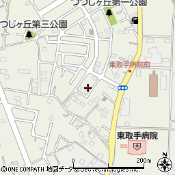 茨城県取手市井野503-20周辺の地図