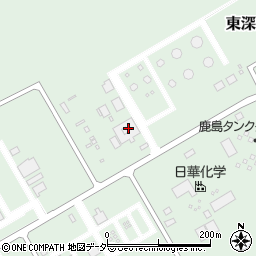 日本アルコール物流株式会社　ＮＥＤＯ鹿島アルコール工場内事務所周辺の地図