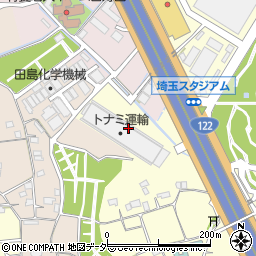 トナミ運輸株式会社　浦和支店周辺の地図