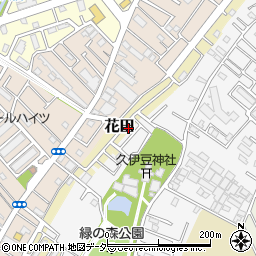 埼玉県越谷市花田718周辺の地図