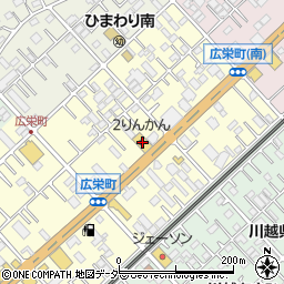 埼玉県川越市広栄町10-8周辺の地図