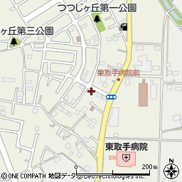茨城県取手市井野503-13周辺の地図
