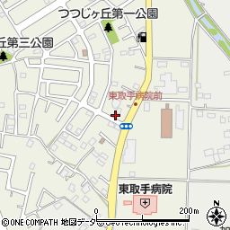 茨城県取手市井野503-30周辺の地図