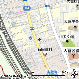 ヤマハ特約店柏屋楽器　大宮店周辺の地図