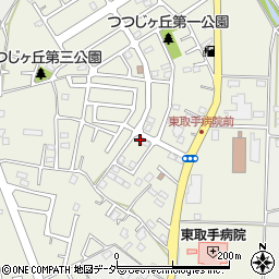 茨城県取手市井野503-25周辺の地図