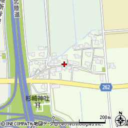 福井県越前市杉崎町周辺の地図