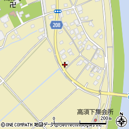 茨城県取手市高須2476周辺の地図