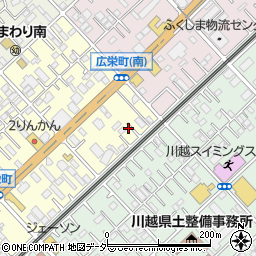 埼玉県川越市広栄町1-48周辺の地図