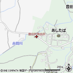 豊田町集会所周辺の地図