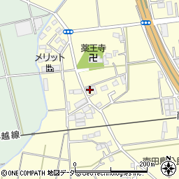 埼玉県川越市南田島1730-2周辺の地図