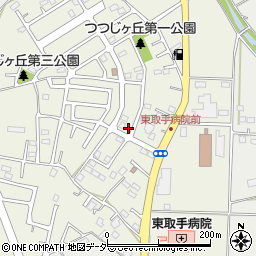 茨城県取手市井野503-45周辺の地図
