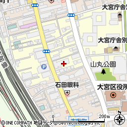 テルウェル東日本株式会社　埼玉支店ビジネスソリューション部門周辺の地図