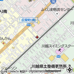 埼玉県川越市広栄町1-27周辺の地図