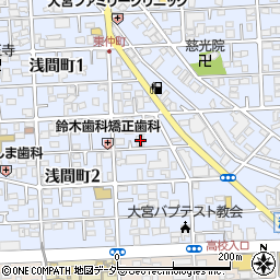 神田通信北関東支店周辺の地図