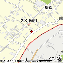 埼玉県越谷市増森1757周辺の地図