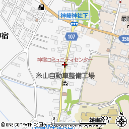 神宿コミュニティセンター周辺の地図