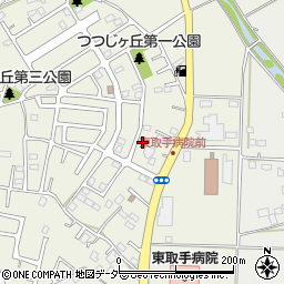 茨城県取手市井野503-34周辺の地図