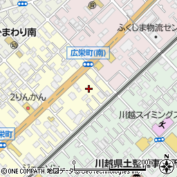 埼玉県川越市広栄町1周辺の地図