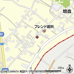 埼玉県越谷市増森1754周辺の地図