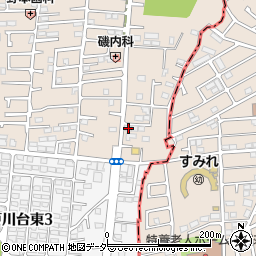 千葉県流山市こうのす台1593-118周辺の地図
