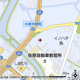 千葉県香取市佐原ホ1159-108周辺の地図