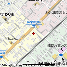 埼玉県川越市広栄町1-12周辺の地図