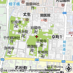 福井県越前市京町周辺の地図