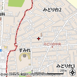 ノアール江戸川台周辺の地図