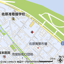 宮本商事株式会社　物流センター　水郷大橋町倉庫周辺の地図