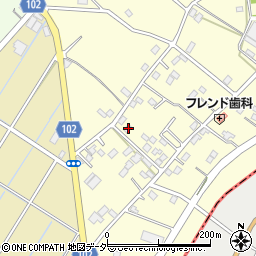 埼玉県越谷市増森1768-1周辺の地図