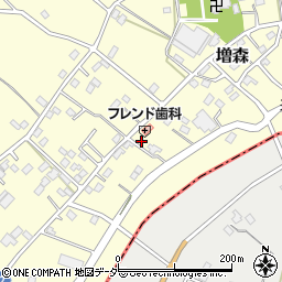 埼玉県越谷市増森1734周辺の地図