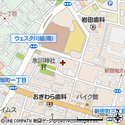住協川越支店周辺の地図