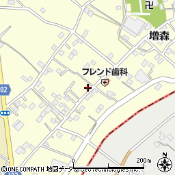 埼玉県越谷市増森1752周辺の地図