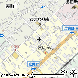 広栄歯科医院周辺の地図