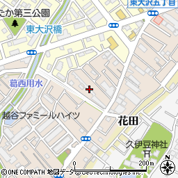 埼玉県越谷市大沢3403周辺の地図