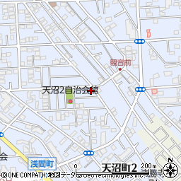 秋元ハイム周辺の地図