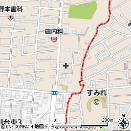 千葉県流山市こうのす台1593-84周辺の地図