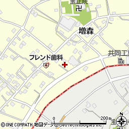 埼玉県越谷市増森1727周辺の地図