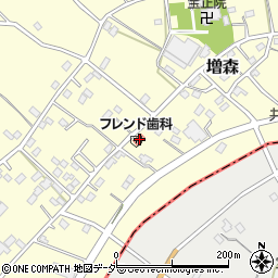 埼玉県越谷市増森1730周辺の地図