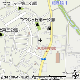 茨城県取手市井野503-38周辺の地図