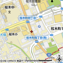 埼玉県さいたま市大宮区桜木町周辺の地図