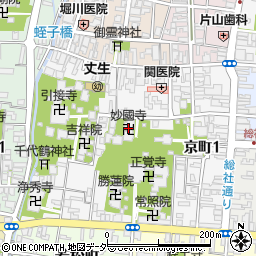 妙國寺周辺の地図