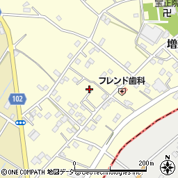 埼玉県越谷市増森1748周辺の地図