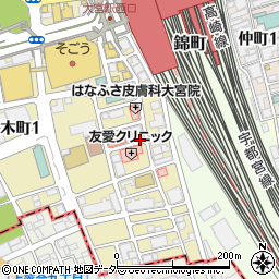 大宮駅前耳鼻咽喉科クリニック周辺の地図