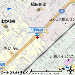 埼玉県川越市広栄町1-21周辺の地図