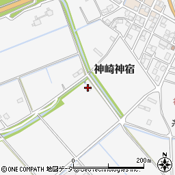 神宿揚水機場周辺の地図