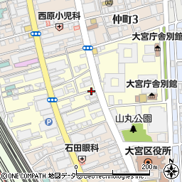埼玉県さいたま市大宮区下町周辺の地図