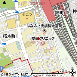 ニッポンレンタカー大宮駅西口営業所周辺の地図
